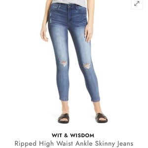 Wit & Wisdom high waist skinny jean